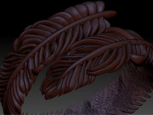 ring feather 3D Print Model