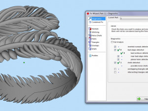 ring feather 3Dプリントモデル