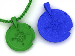 sailors pendant wind rose 3D Print Model