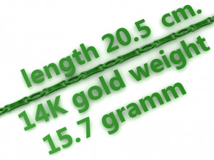 beautiful chain or bracelet 3D Принт Модель