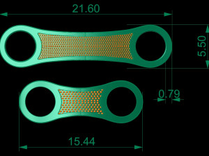 beautiful chain or bracelet 3D Принт Модель