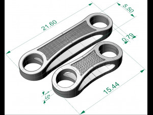 beautiful chain or bracelet 3D Принт Модель