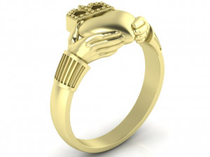 claddagh ring number two 3D Print Model