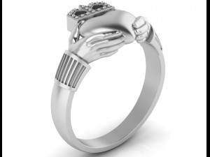 claddagh ring number two 3D Print Model