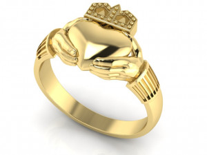 claddagh ring number two 3D Print Model