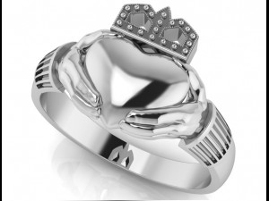 claddagh ring number two 3D Print Model