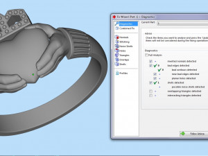 claddagh ring number two 3D Print Model