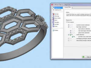 stylish ring honeycomb 3D Print Model