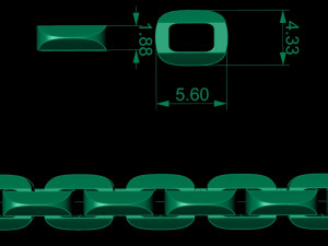 beautiful chain or bracelet Modelo de impresión 3D