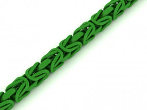 corrente ou pulseira real bizantina Modelo de Impressão 3D