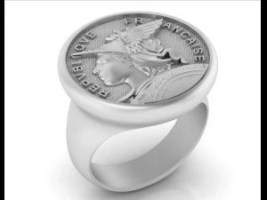 ring french republic republique francaise 3D Print Model