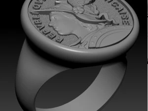 ring french republic republique francaise 3D Print Model