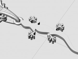 pendant little lizard 3D Принт Модель