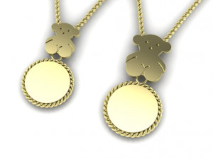 pendant little bear 3D 打印模型