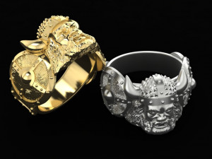 mens signet ring viking 3D Druckmodell