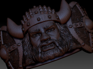 mens signet ring viking 3D Druckmodell