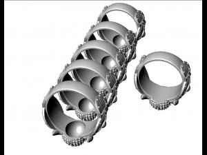 mens signet ring viking 3D Print Model