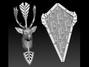 head fallow deer is european daniel trophy Modelo de impresión 3D