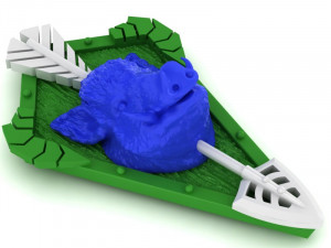 wild boar head trophy pendant 3D Print Model