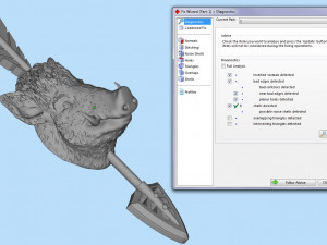 wild boar head trophy pendant 3D Print Model