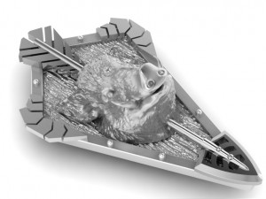 wild boar head trophy pendant 3D Print Model