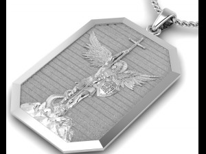 pendant archangel michael 3D प्रिंट मॉडल