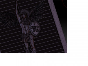 pendant archangel michael 3D प्रिंट मॉडल
