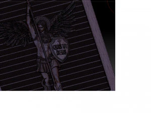 pendant archangel michael 3D Print Model