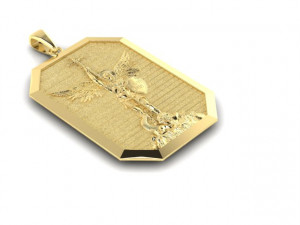 pendant archangel michael 3D प्रिंट मॉडल