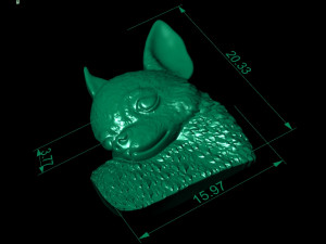 chihuahua head pendant 3D 프린트 모델