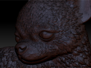 chihuahua head pendant 3D 프린트 모델