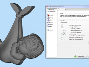 stork carries a newborn baby 3D Принт Модель