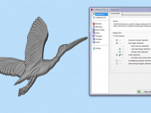 stork carries a newborn baby 3D Принт Модель