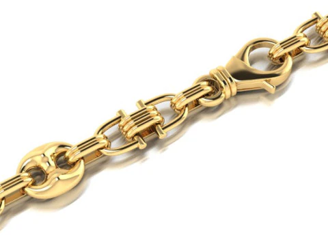 Chain or bracelet 3D Print Model