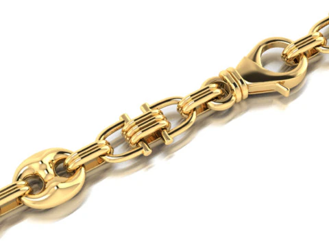 Chain or bracelet 3D Print Model