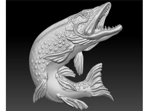 Pendant pike two options with diamond and hook 3D Print Model