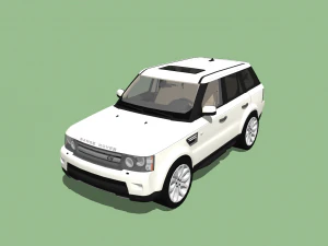 land rover - range rover hse sport 2010 3D Model