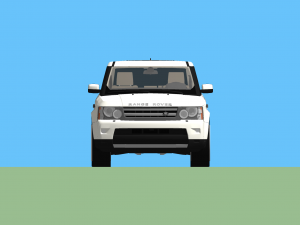 land rover - range rover hse sport 2010 Modèle 3D