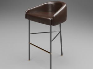 david nicolas bar stool 3D मॉडल