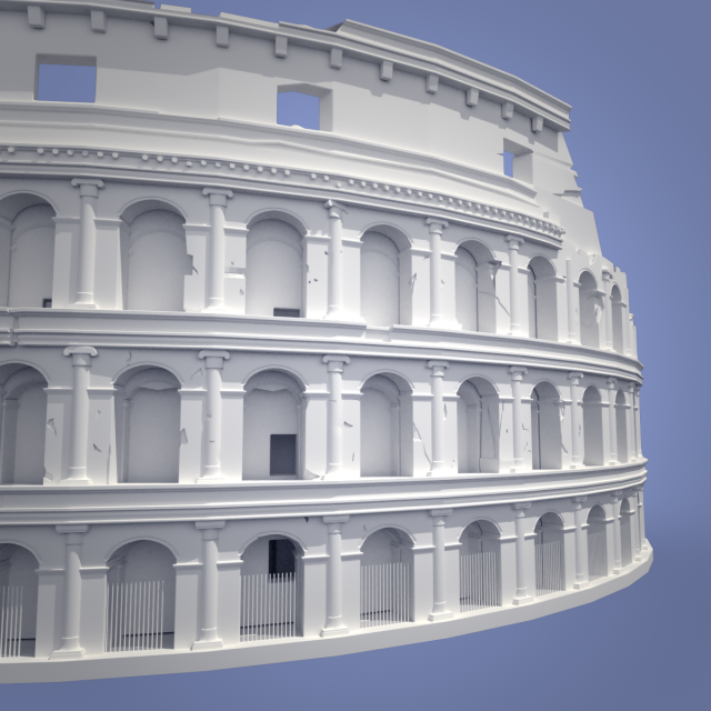 colisium Modello 3D .c4d .max .obj .3ds .fbx .stl .blend 