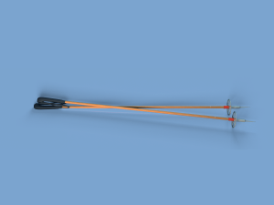 skiing Modello 3D