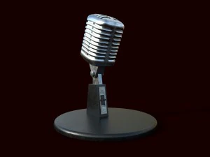 マイクロフォン 3Dモデル
