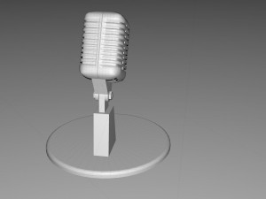 microphone 3D 모델