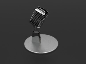 microphone 3D 모델