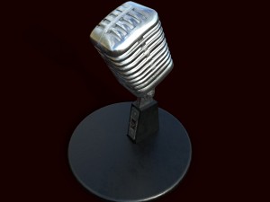 microphone 3D 모델