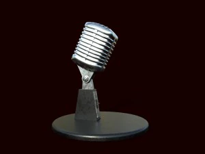 microphone 3D Model