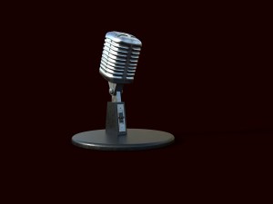 microphone 3D 모델
