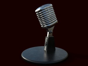 microphone 3D 모델