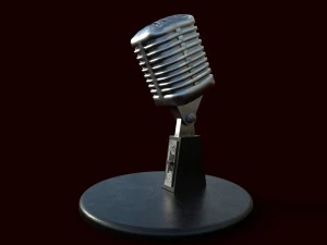 microphone 3D Model