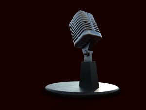 microphone 3D 모델